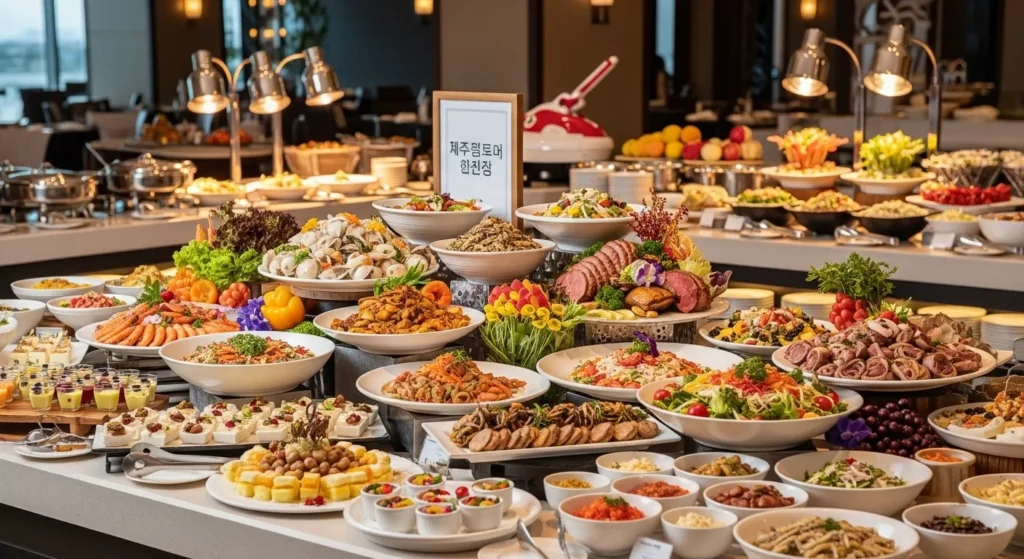 제주 롯데호텔 뷔페 도민할인