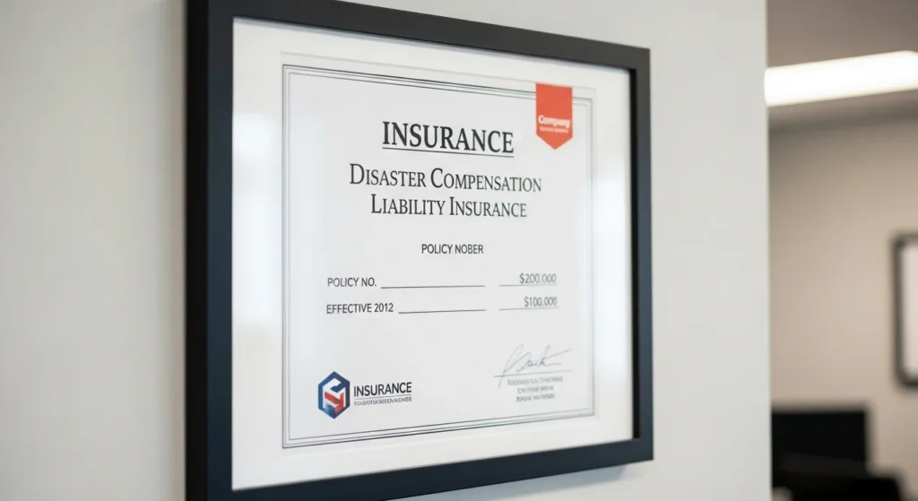 재난배상책임보험 가입여부 확인