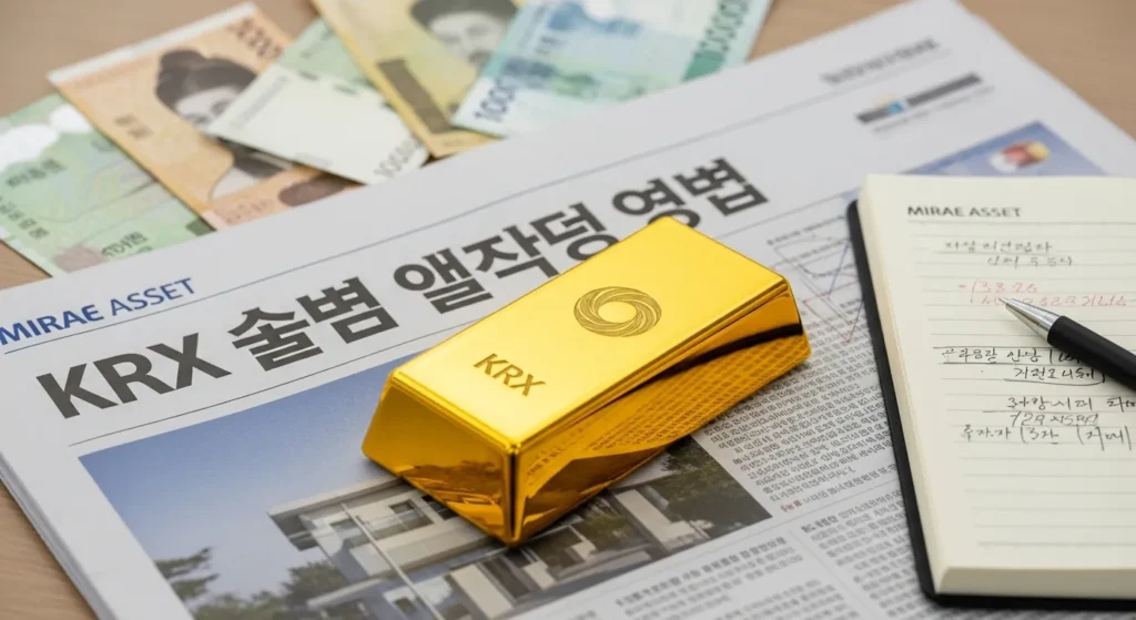 krx 금투자 방법 미래에셋