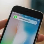 아이폰 통화녹음 고지 끄기